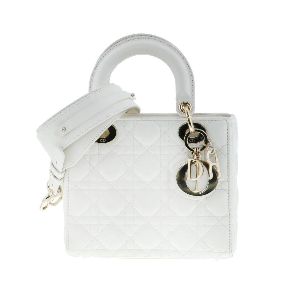 Christian Dior MY ABCDIOR Bag Handbag White B